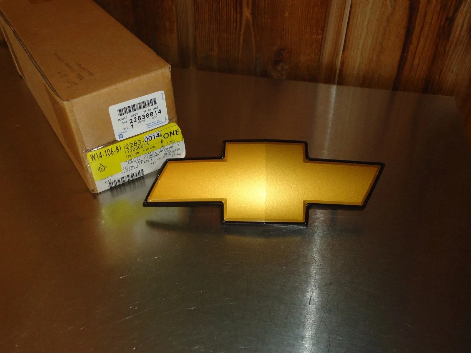 Emblema de lazo frontal OEM para Chevrolet Avalanche, Suburban, Tahoe 2007-2014, 15862129