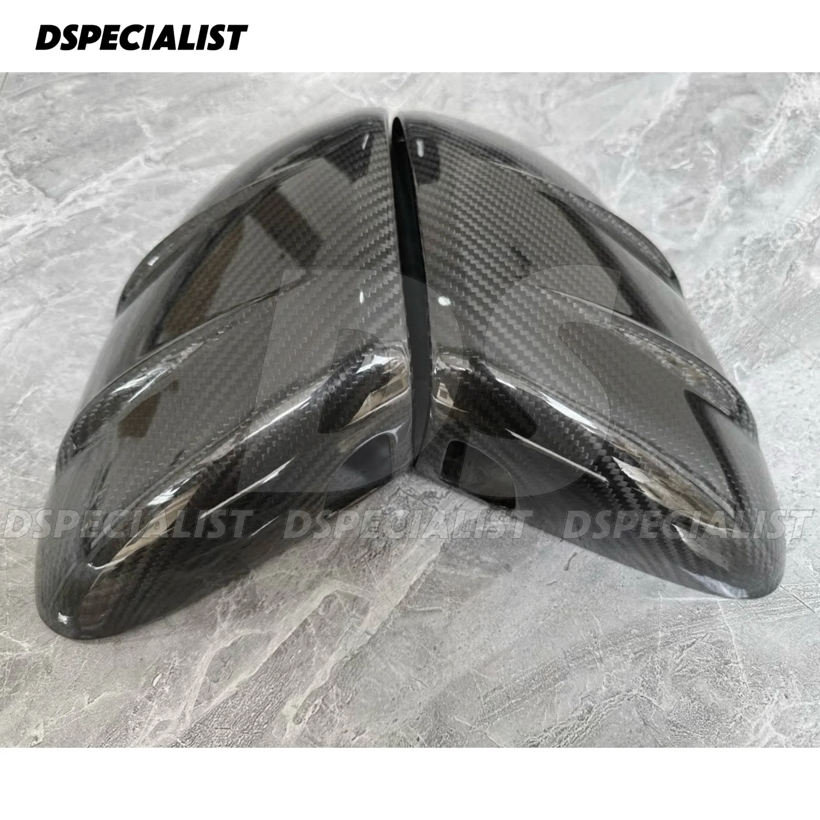 Real Carbon Fiber Mirror Cover Cap For Bentley New Flying Spur MSY Style Rearview Mirror Shell Exterior Trim