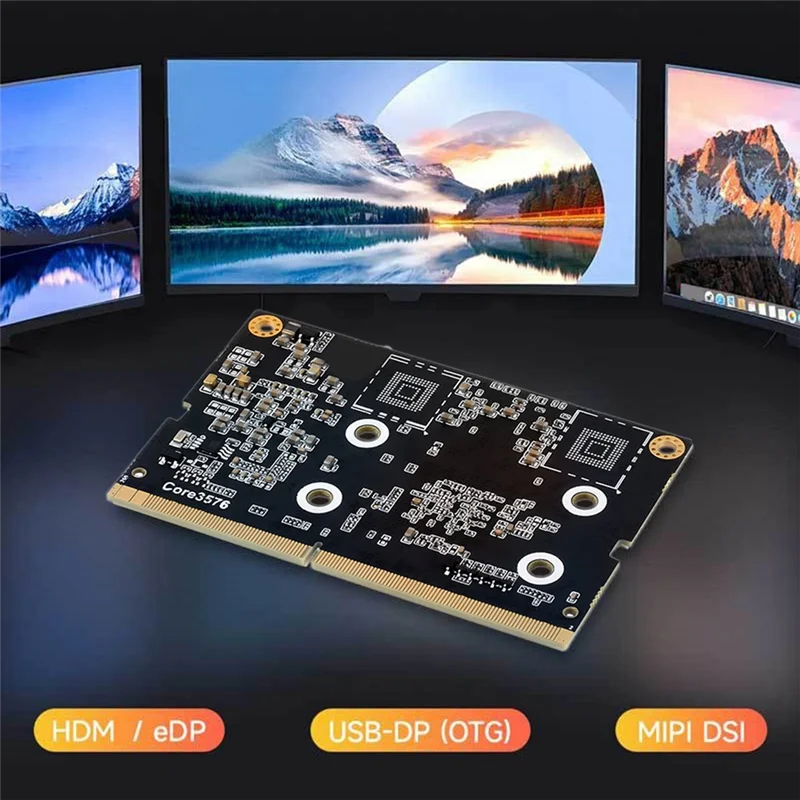 Für Luckfox Core 3576 Modul RK3576 8-Core 2,2G 6TOPS 4K Display/Dual Gigabit Ethernet/DDR4X RAM 4GB EMMC 32GB