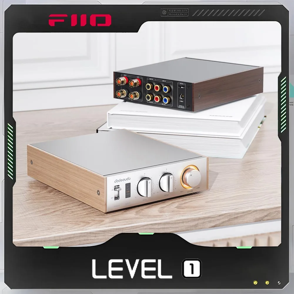 

FIIO LEVEL1 High-definition audio power amplifier Home HiFi amplifier / High-power Bluetooth LDAC