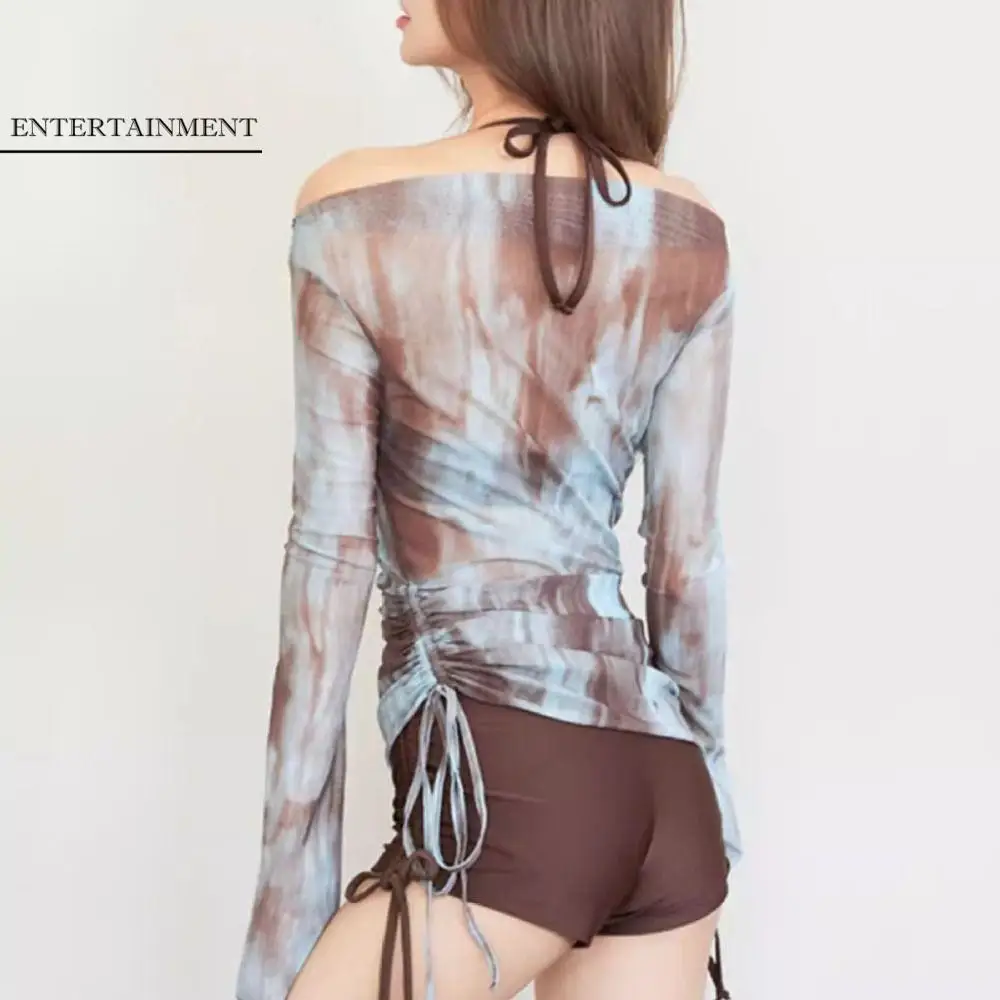 

Sexy Style Sheer Mesh Bikini Tummy-Hiding Design Slimming Design 3-Piece Bikini Set Split Style Mesh Fabric Slim-Fit Swimwear