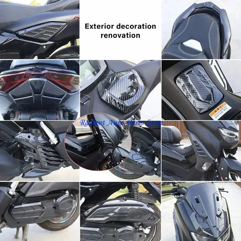 

T3EF strong Motorcycle Light Cover ABS Construction High Brightness Turn Light Cover Simple Installs for NMAX155