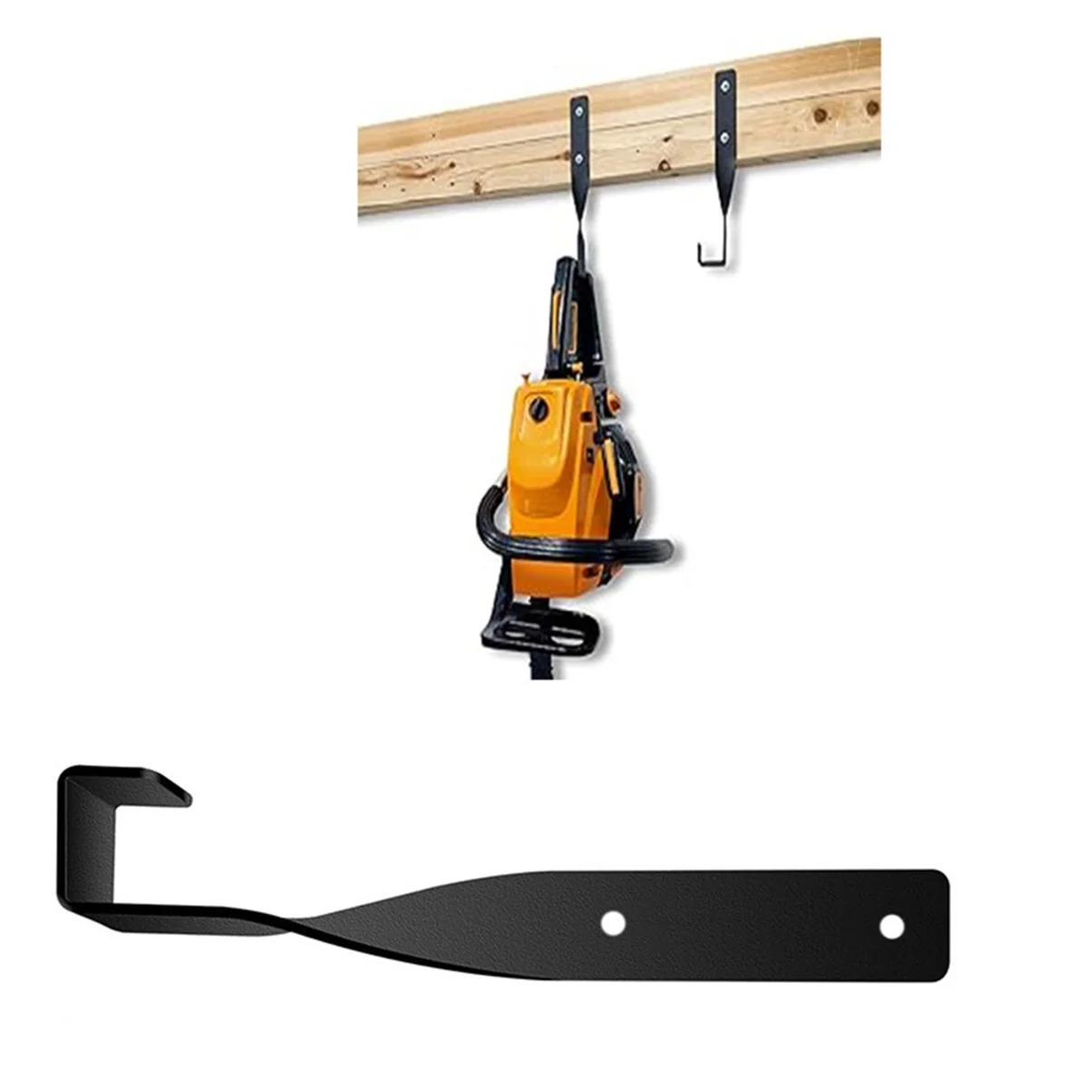 Chainsaw Wall Mount Holder Backpack Blower Rack Accessories for Garage Wall,Weed Eater String Trimmer Hanger 2PCS