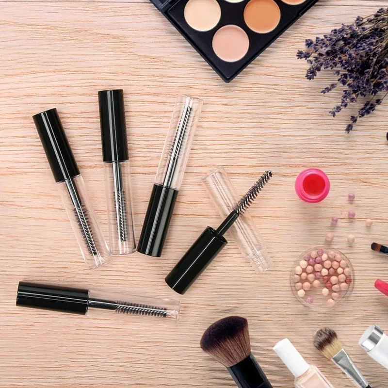 10 шт., 10 мл, пустой тюбик для туши, пробная бутылка для дозирования глазури для губ, пластиковая пустая бутылка для жидкости для роста