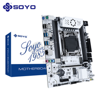 SOYO World Premiere X99 Gaming Motherboard C612 Chip Supports TPM2.0 Pin Dual Channel DDR4 NVME PCIE3.0 SATA3.0 for Desktop Host