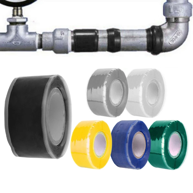 25mm Silicone Tape High Voltage Self Amalgamating Tape for Electrical Insulation Garden Water Pipe Leak Repair Insulating Tape