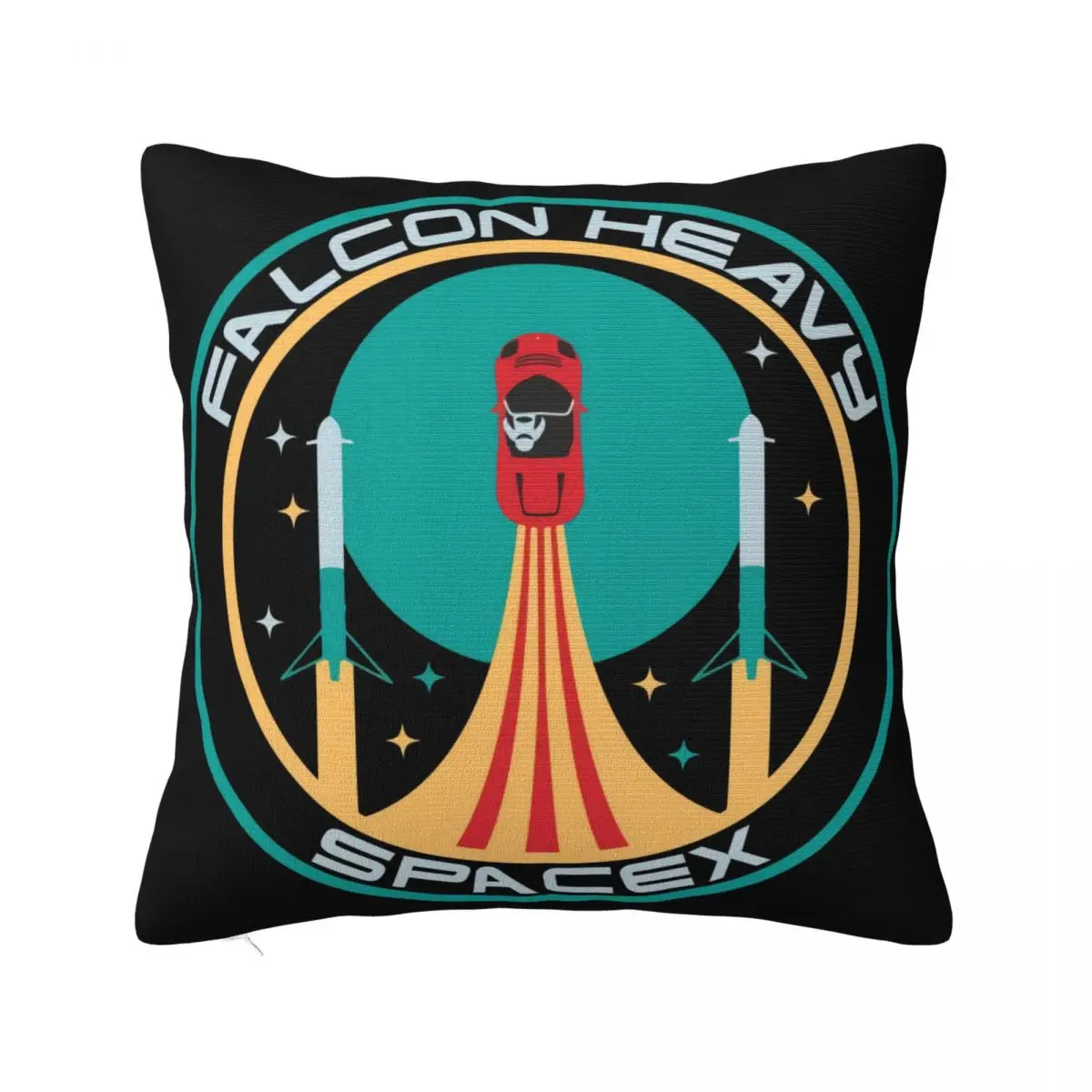 Heavy Falcon Space X Patch S Elon Musk Spacex S Xs3Xl Wom Casual Fitness Print Women Designs Pride Pillow Case