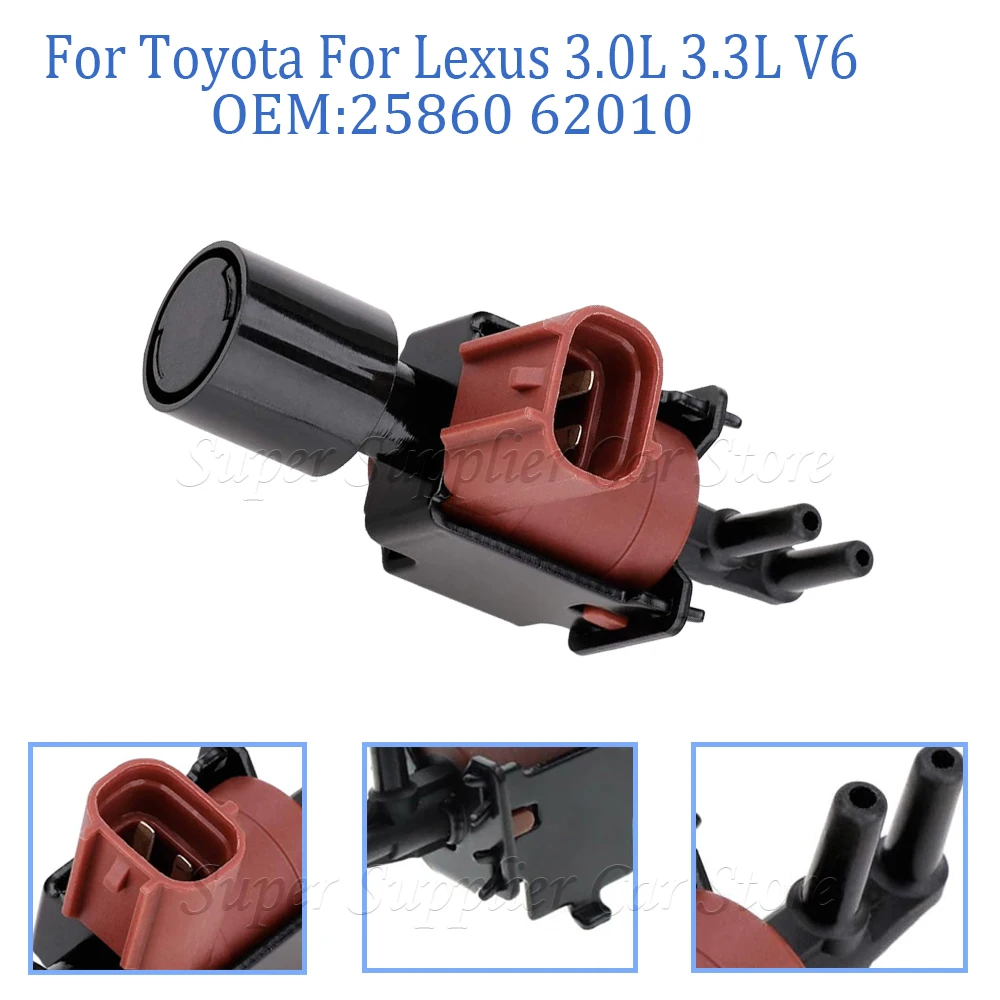 New Vacuum Switch Valve VSV for Toyota Avalon Highlander Sienna Solara for Lexus ES300 ES330 RX300 RX330 25860-62010 25860 62010