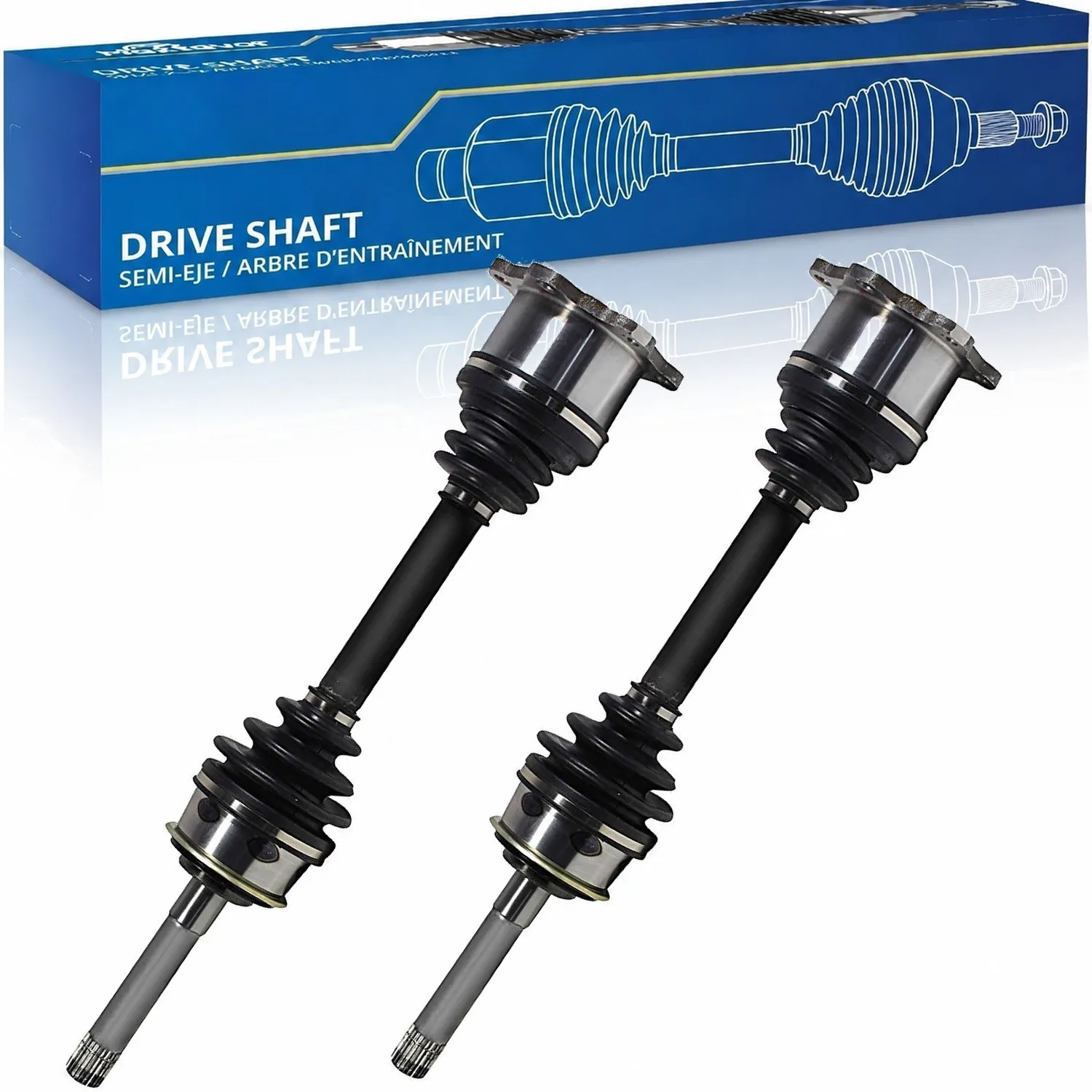 Maxfavor 2X Cv Axle Assembly Cv Joint Axle Front Part Suitable for Toyota T100 1993-1998 43430-34012 Rwd & 4Wd 2.7L 2694Cc L4 Gas Dohc Naturally Aspirated