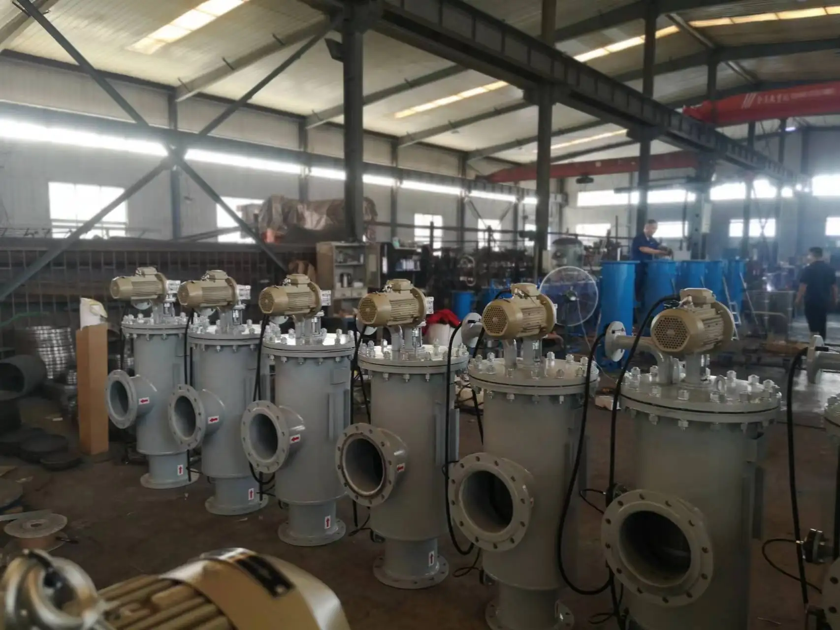 Automatic Backwash Water Filters Self Cleaning Treatment System PLC Control Pressure Vessel High Pressure Industrial Use
