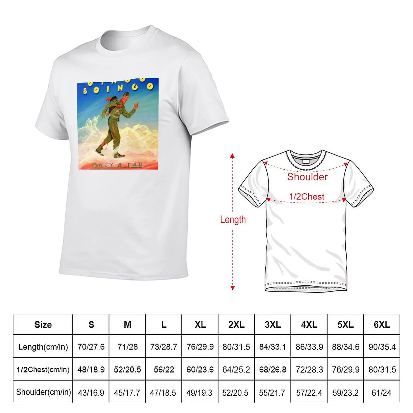 boingo - only a lad T-Shirt Work Wear Short Sleeve T-Shirt