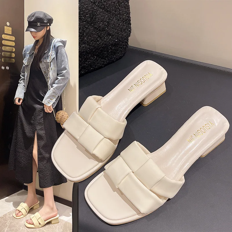 

Shoes Low PU Rubber Rome Hoof Heels Fabric Low Shoes PU Rome Hoof Heels Fabric