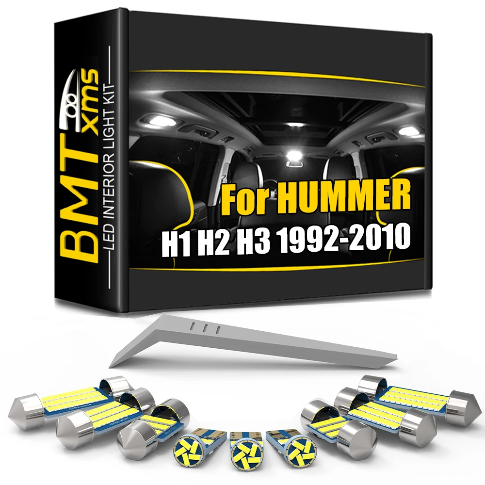 

BMTxms светодиодные внутренние фонари Canbus для Hummer H1 H2 H3 1992-2010 1995 1998 1999 2000 2001 2002 2003 2004 2005 2006 2007 2008 2009