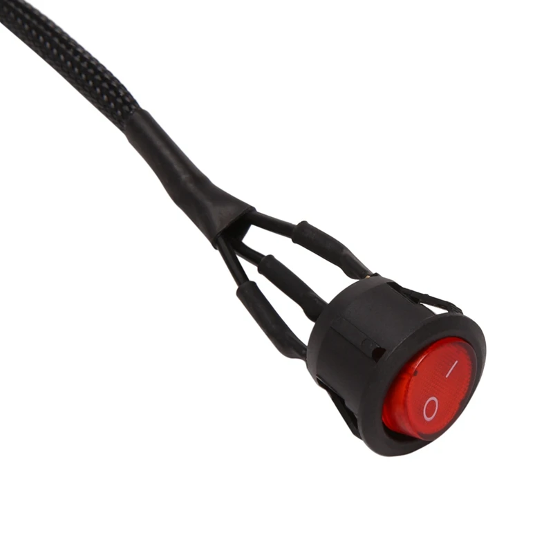 حار TTKK 5X 24-Pin أنثى ATX PSU PC إمدادات الطاقة كاتب تستر بدء تشغيل كابل ريدج البلوز مع مفتاح تشغيل/إيقاف ، 50 سنتيمتر