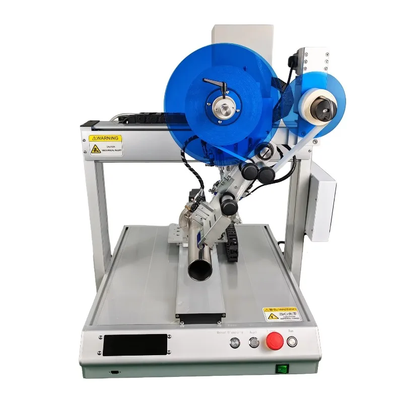 Customizable Automatic Labeling Machine Servo Motor Drive Automatic Tape Cutting Labeling Machine for Industrial Packaging