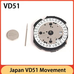 New Japan TMI Tenmadu VD51 Movement VD51C VD51B Multi Kinetic Energy Movement 5hands Watch Movement Replacement Parts