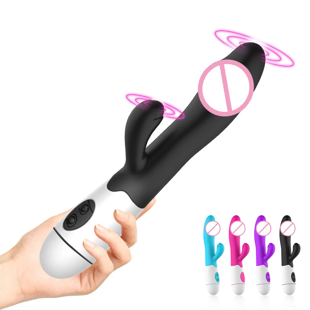 الهزاز للنساء 30 تردد المزدوج تهتز المثيرة الجنس لعب دسار أرنب هزاز الشرج المهبل تدليك G-بقعة الاستمناء #3