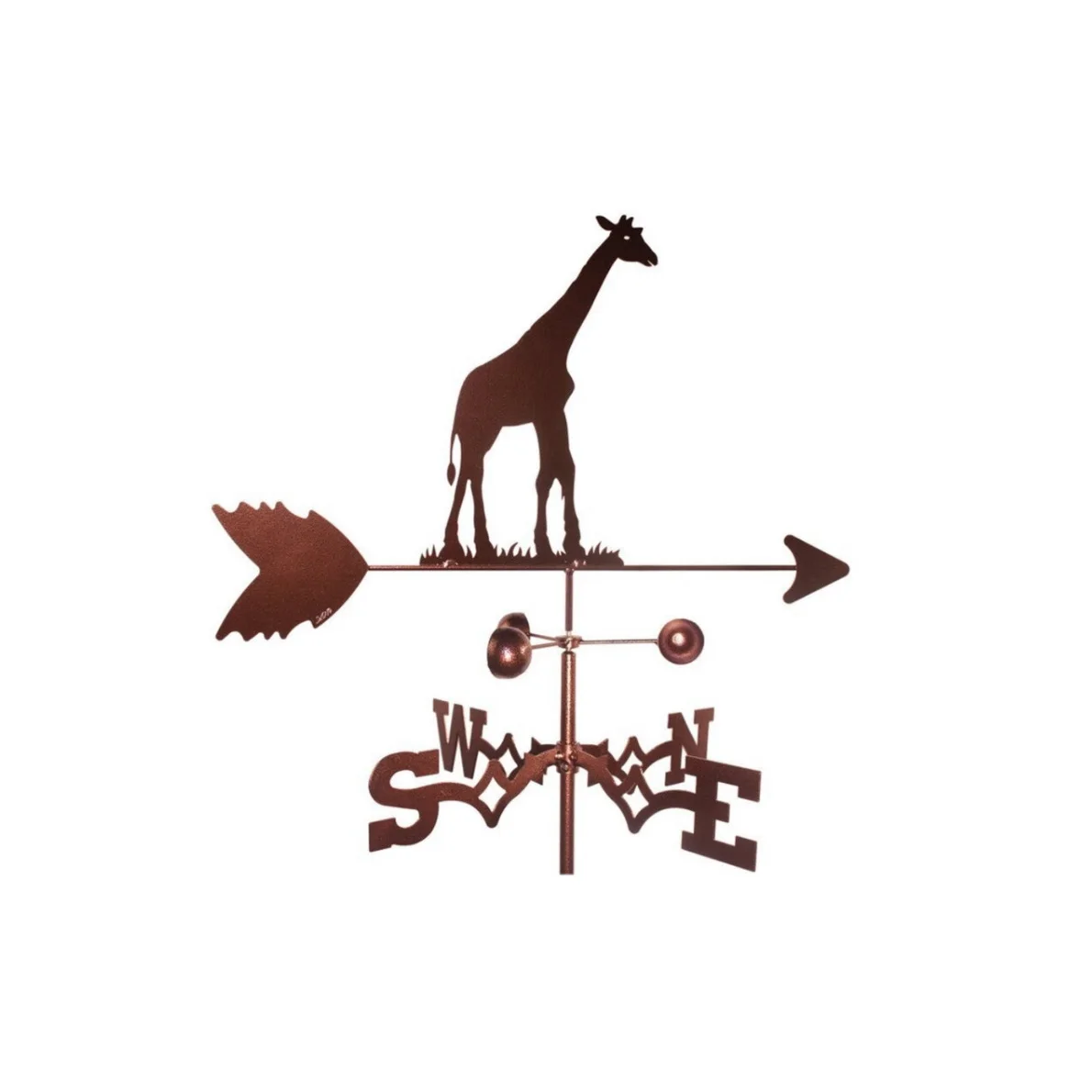 

Giraffe Weather Vane Stainless Steel Paint Outdoor Rooftop Roof Ornaments