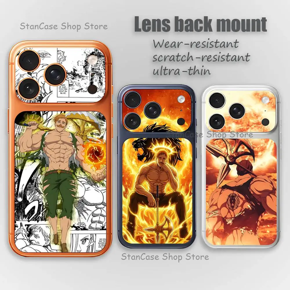 

Comics E-Escanor Arrogant Full Screen Protective Film For iphone 17 Pro Max Lens Protector Back Films Phone