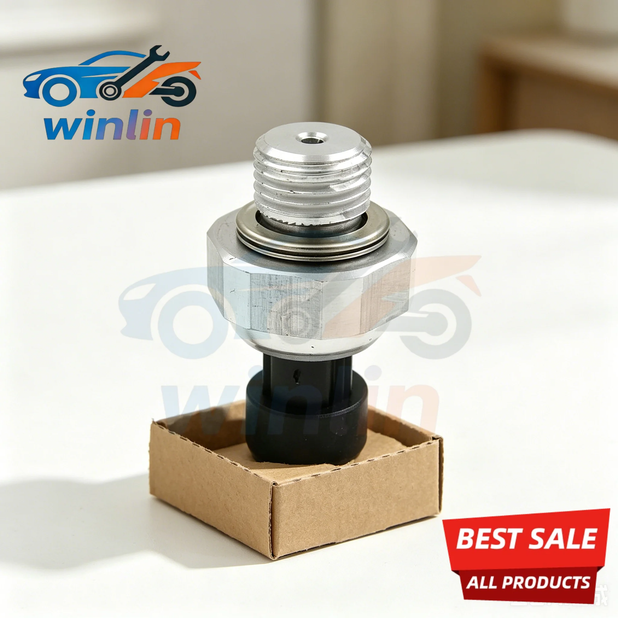 Öldrucksensor-Schalter D1846A 12616646 mit Metall-Messdistanzstück für GMC Chevrolet Avalanche Corvette Impala Silverado 1500