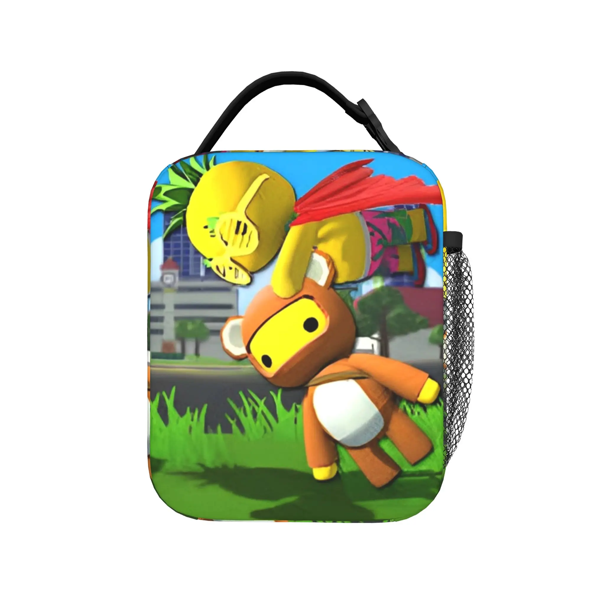 Wobblys Life Gaming Funny Insulated Lunch Bags Large Hot Games Lunch Container Cooler Bag Tote Lunch Box Office  Food Bag