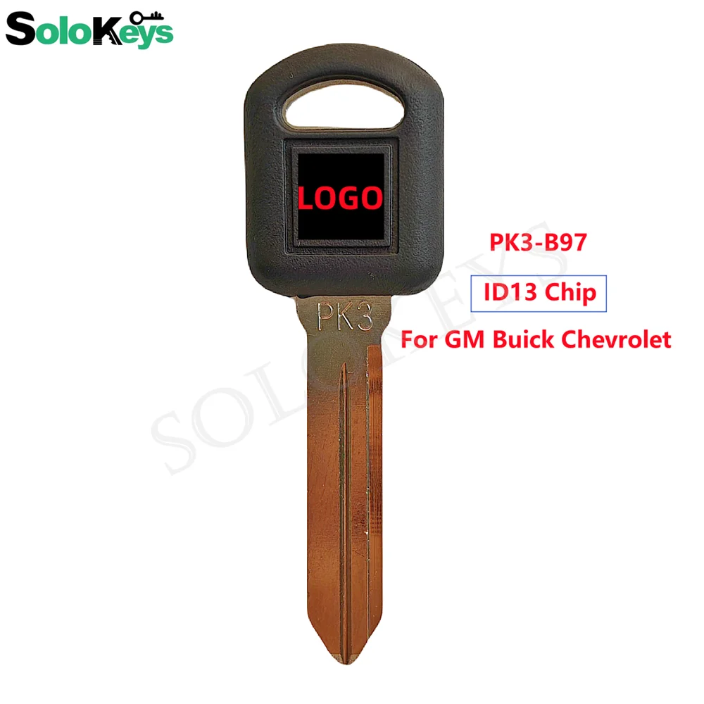 5Pcs/Lot SOLOKEYS PK3 B97 690552 NEW GM Transponder Replacement Chip Key ID13 Chip For GM Chevrolet Buick With LOGO