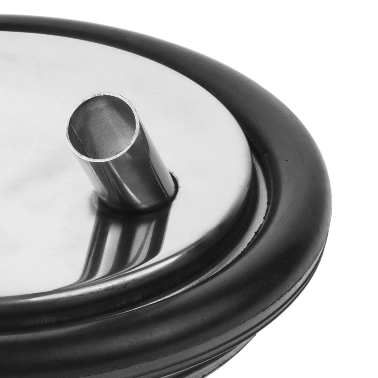 

Stainless Steel Milk Bucket Lid 3-Hole Reusable Replacement Cap Leakproof For Milking Machine Clear Observation Professional