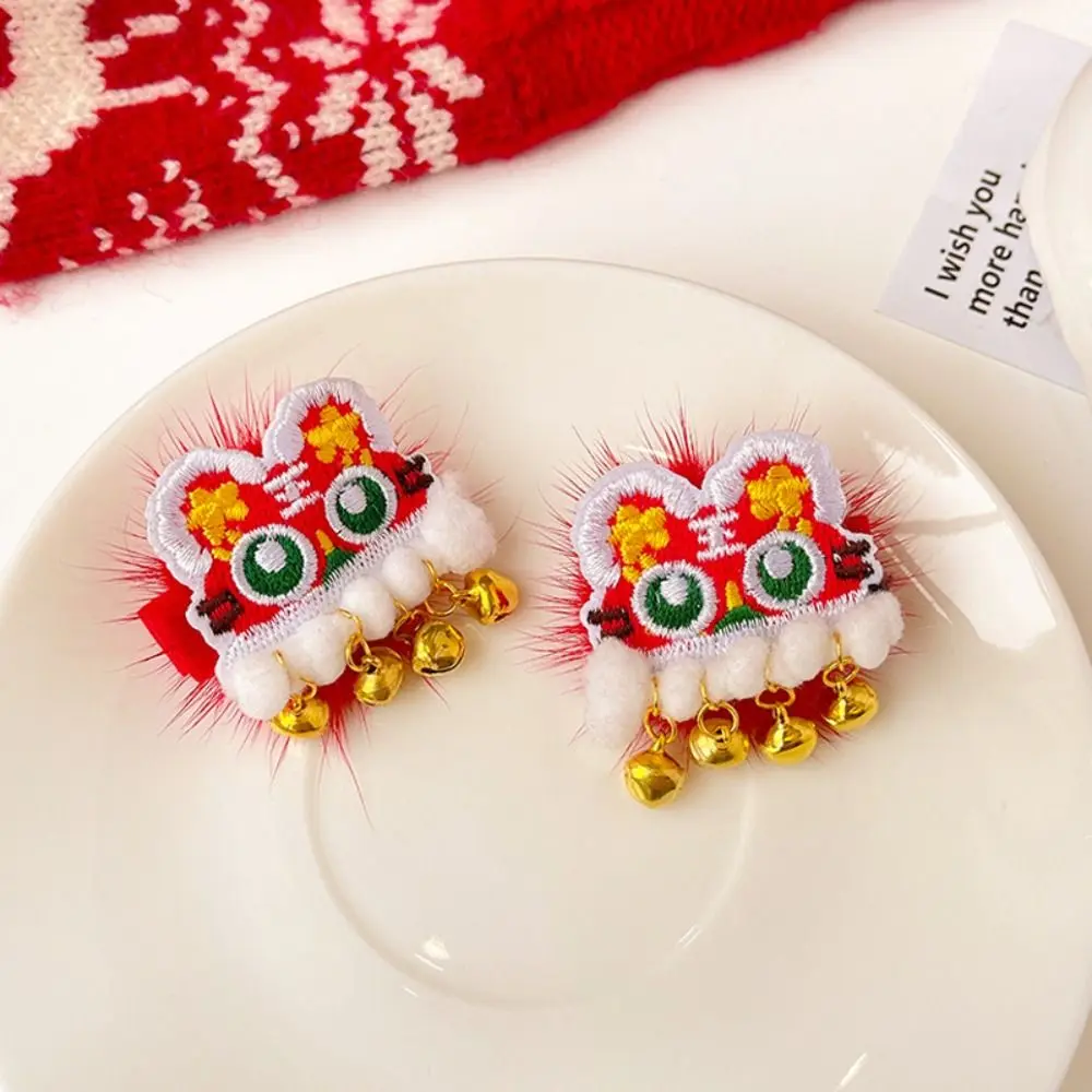 

Hair Accessories Children New Year Hairpin Hanfu Headdress Chinese Style New Year Barrettes Tiger Shape Costume Headwear