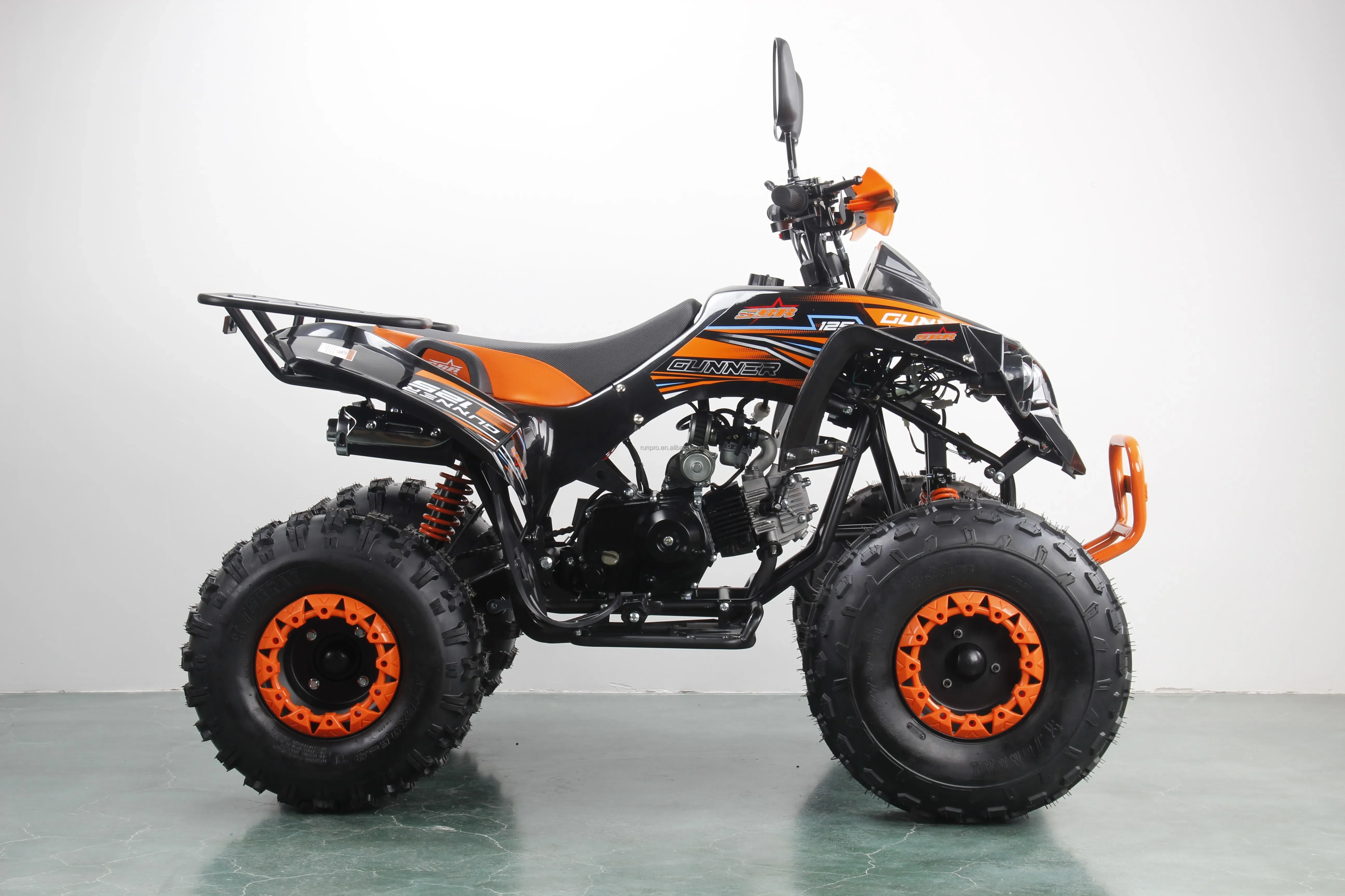 

125CC 2WD ATVs Gas Powered Quad Adults Automatic Transmission Shaft Drive 4-Stroke Quad Bike