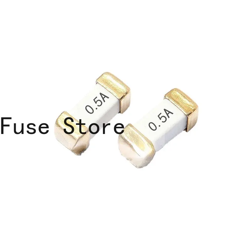 40PCS 2410-T0.5A-250V SMD Fuse 6125/1808-T0.5A Slow-breaking Type Off-the-shelf Supply.