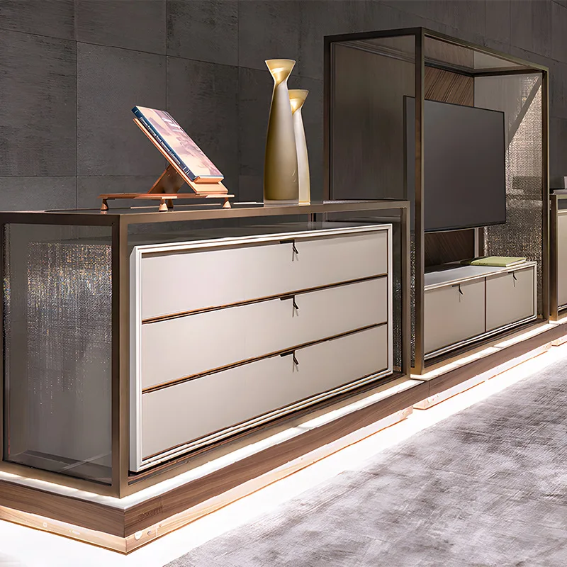 Armário combinado de nogueira