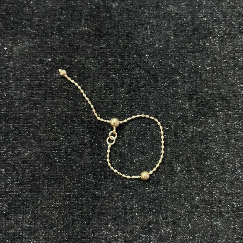 Sinya Au750 18k Gold Ring Wear Size Can Adjust Fashion Style 100% Real pure Gold for Girl ladies Women