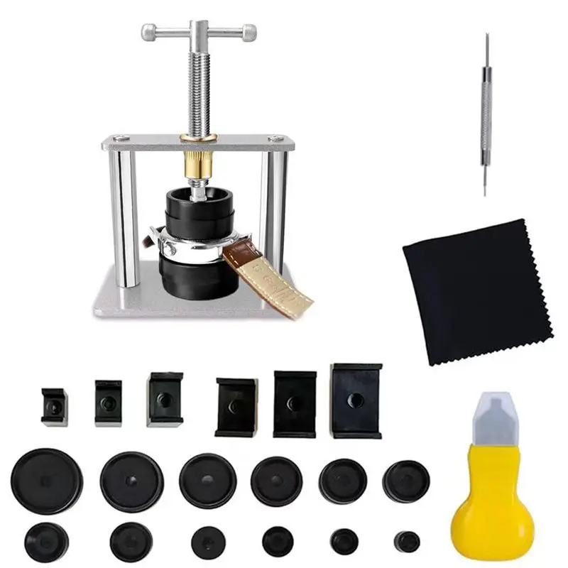 Watch Repair Tool, Portable Capping Machine Set, Carbon Steel Material, Watch Back Cover Disassembly Tool