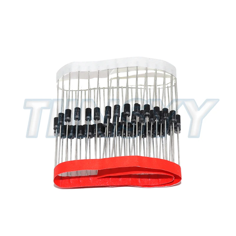 50PCS 1N5817 1N5819 1N5399 1N4937 1N4004 Schottky Rectifier Diode 1N4001 1N4007 UF4007 HER107 FR207 FR157 FR107