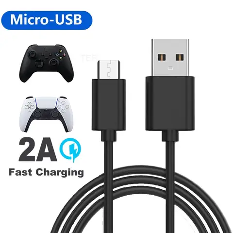 2A Micro USB Cables 1M/2M/3M Fast Charging For Android Phone Data Cable For Xbox One /PS4 Controller Accessories Power Cable