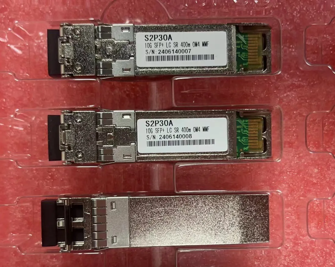 S2P30A COMPATIBLE HPE ARUBA 10G SFP+ LC SR 400m OM4 MMF C-CLASS OPTICAL TRANSCEIVER