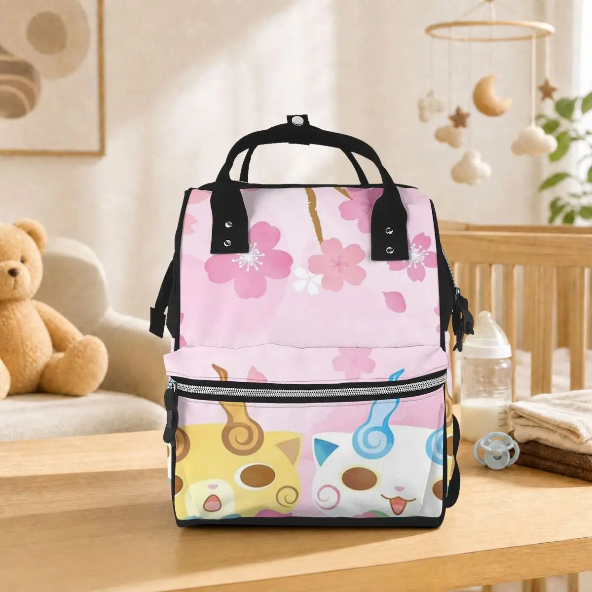 Yo-Kai Watch Cartoon Game Student Backpack School Bag Hiking Travel Daypack for Men Women Bookbag Shoulder Bags