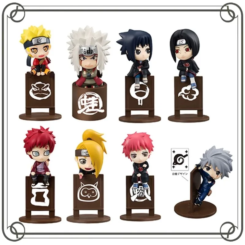 

Наруто Узумаки Наруто Учиха Саске EX CASHAPON Tea Friends Series Коллекция Орнамент Фигурка Модель Игрушки