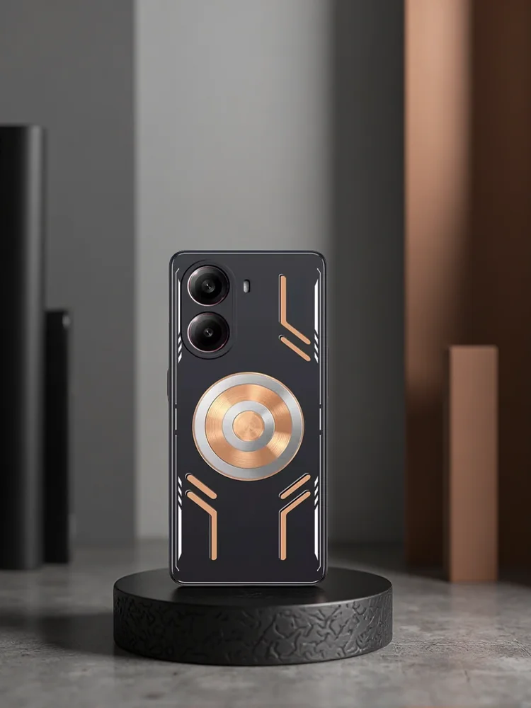 Obudowa z aluminium z funkcją odprowadzania ciepła do POCO X7 Pro 5G, chłodzenie grafenem, metalowa osłona z czerwonej miedzi — zdjęcie produktu 7