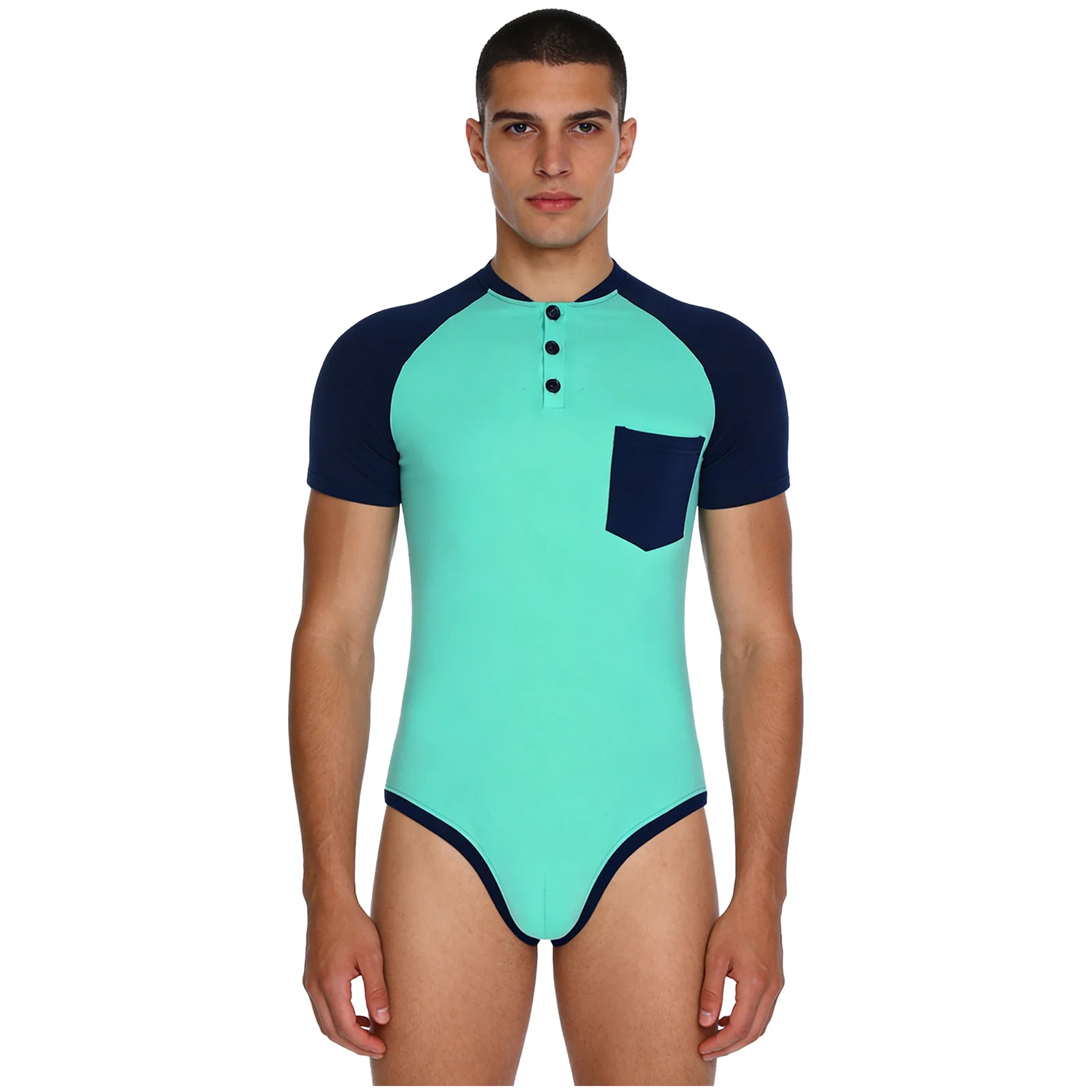 Erkekler Yetişkin Vücut Geliştirme Güreş Bodysuit Kısa Kollu Slim Fit Gömlek Tulum Günlük Rahat Egzersiz Spor Salonu Spor Kıyafetleri için