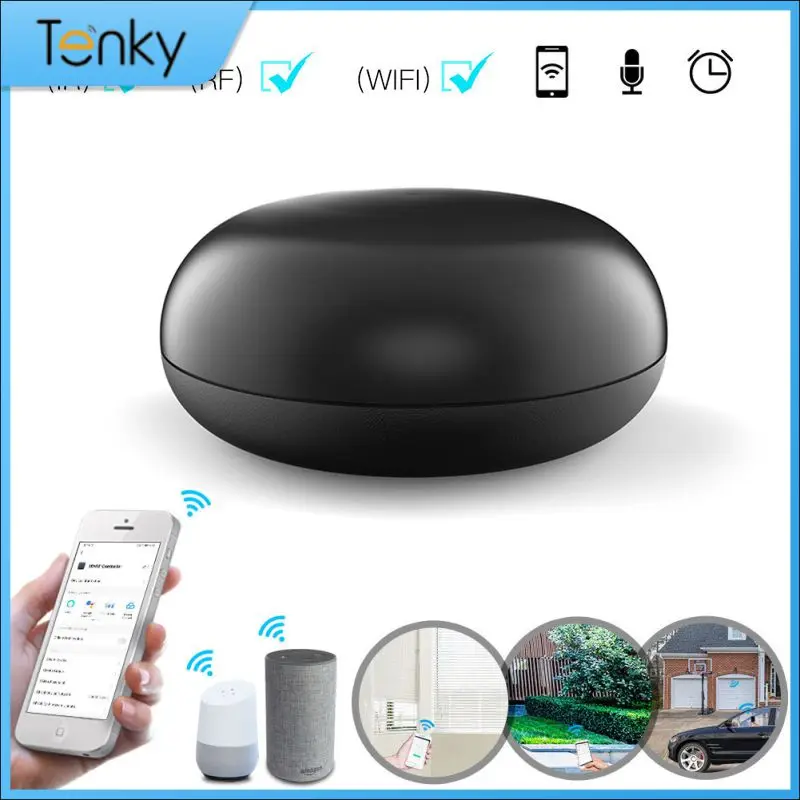 Télécommande universelle IR, fonction de copie de commande vocale, fonctionne avec Alexa Home, Tuya, Wifi, 1 à 6 pièces