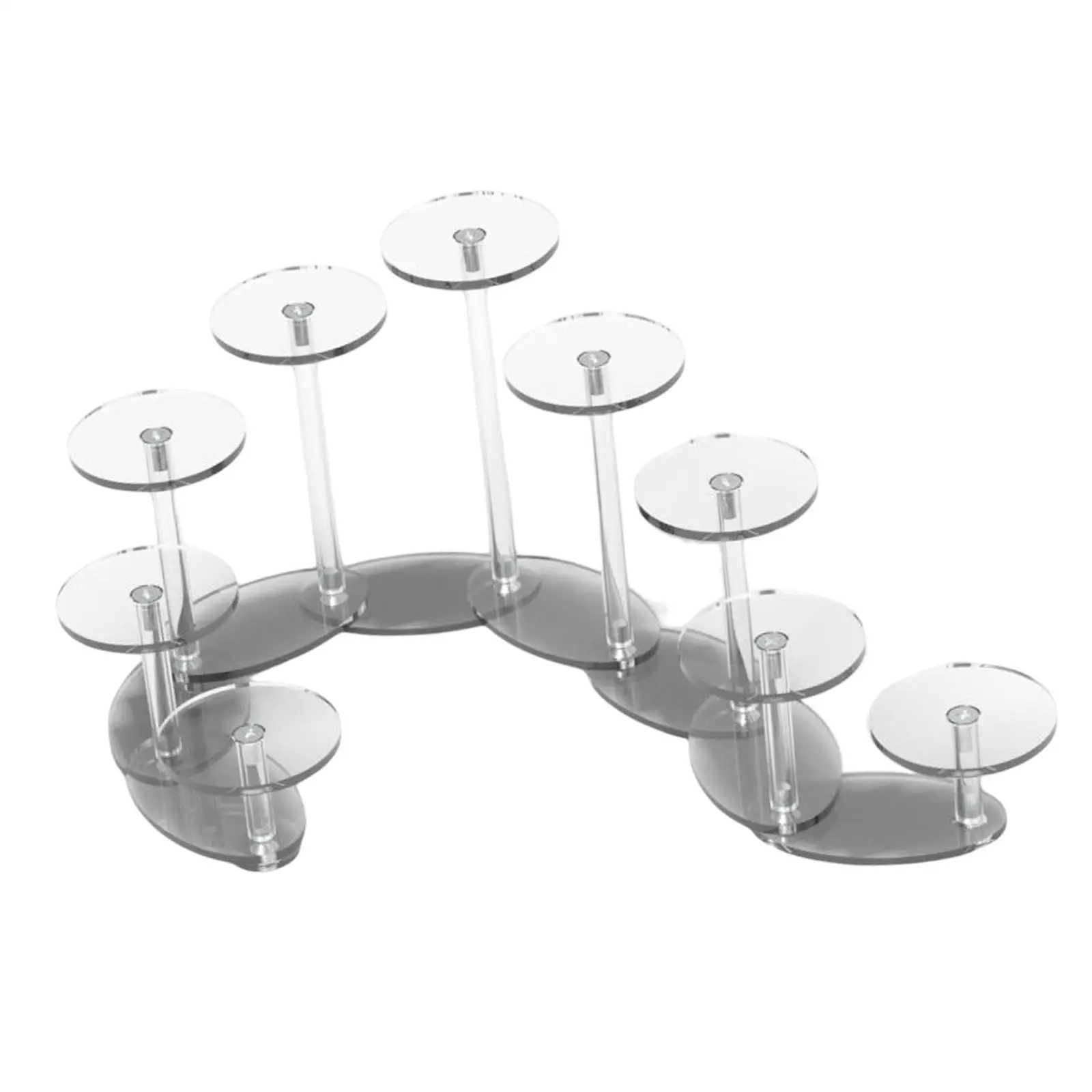 Acrylic Cake Display Stand, Cake Rack Display Rack Showcase Cake Plates Holder, Multi Layer Shelf Stand Birthday Decoration