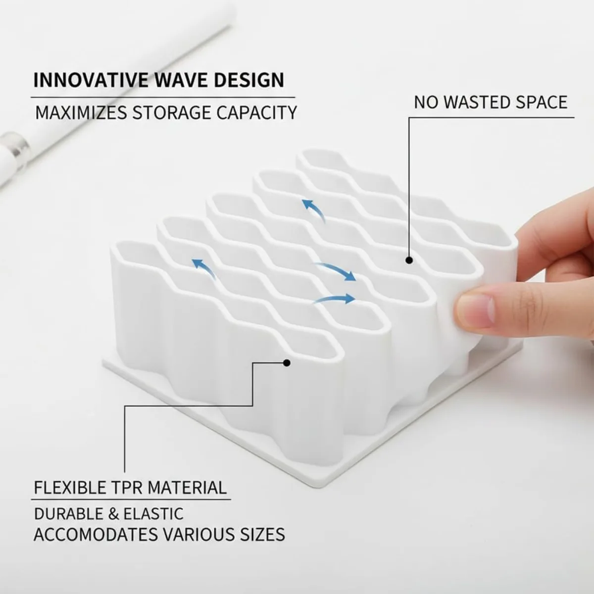 Plastic Ointment Holder Desktop Ointment Stand Material Cosmetics Storage Rack Pen Holder Home Ointment Compartment Organizer