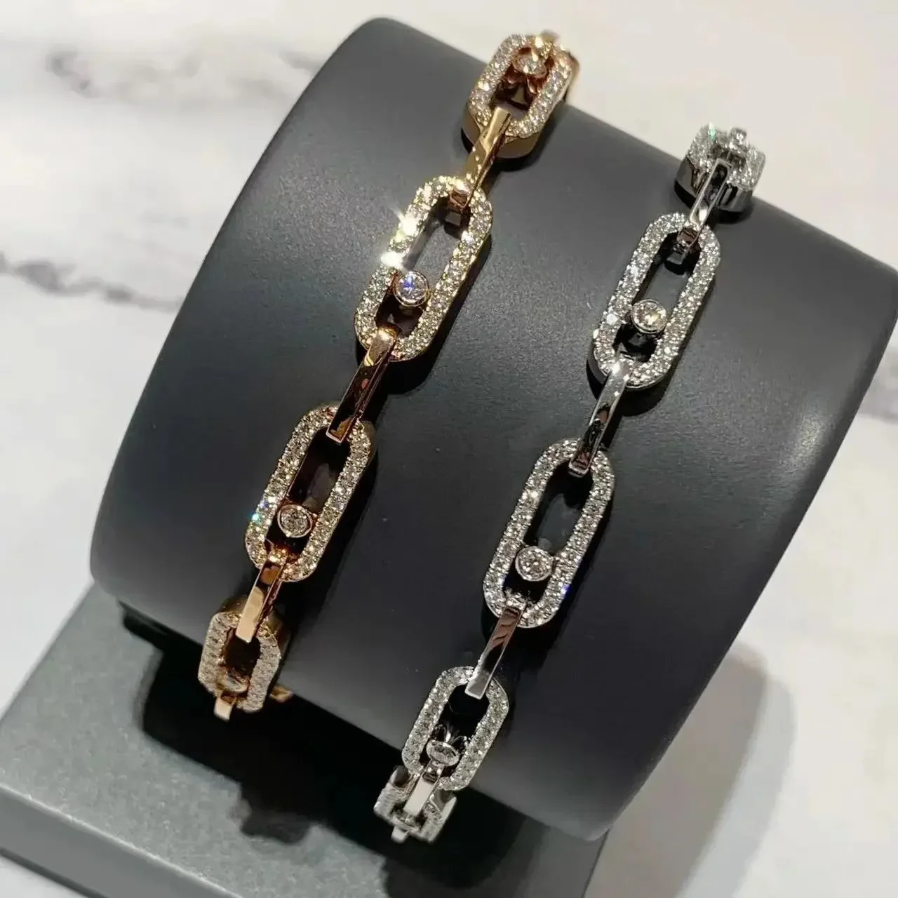 

2025 New Hot Sales 925 Sterling Silver Women's Jewels Bracelet Move Diamond Series Anniversary Festival Party Exquisite Gift