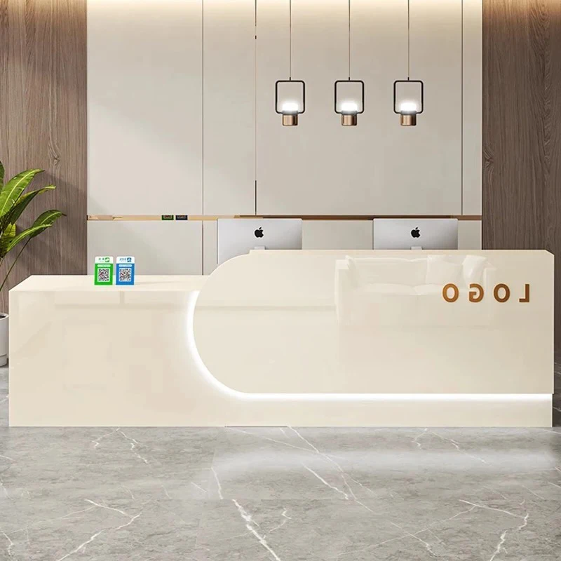 Dekoration, luxuriöser Empfangstresen, Schönheitssalon, moderner Kassierer, Business-Empfangstresen, Beauty Comptoire Acc Diego Lounge-Möbel