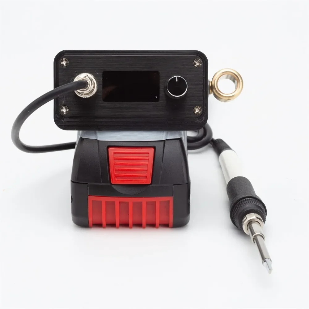 Portable T12 Intelligent Digital Soldering Iron Welding Station for BOSCH 18V MAX Lithium Battery for DIY Repair(NO Battery)