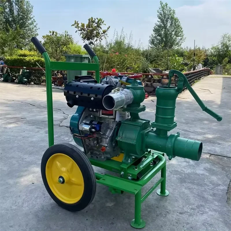 3 Inch Manual High Pressure Water Pump Portable Hand Operated Irrigation Tool for Garden Farming Agricultural Use Durable 6