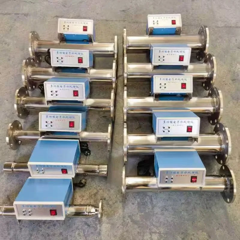 Magnetic descaling softener, permanent magnet water treatment device, for agricultural water purification machinery