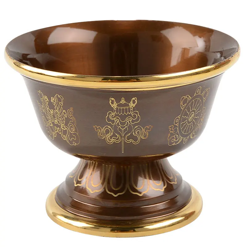 Tibetan Buddhist Offering Water Cup Set of 7 Sacred Bowls for Home Altar Puja - Image 5