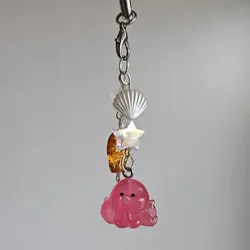 Octopus Phone Charm Accessories Cute Handmade